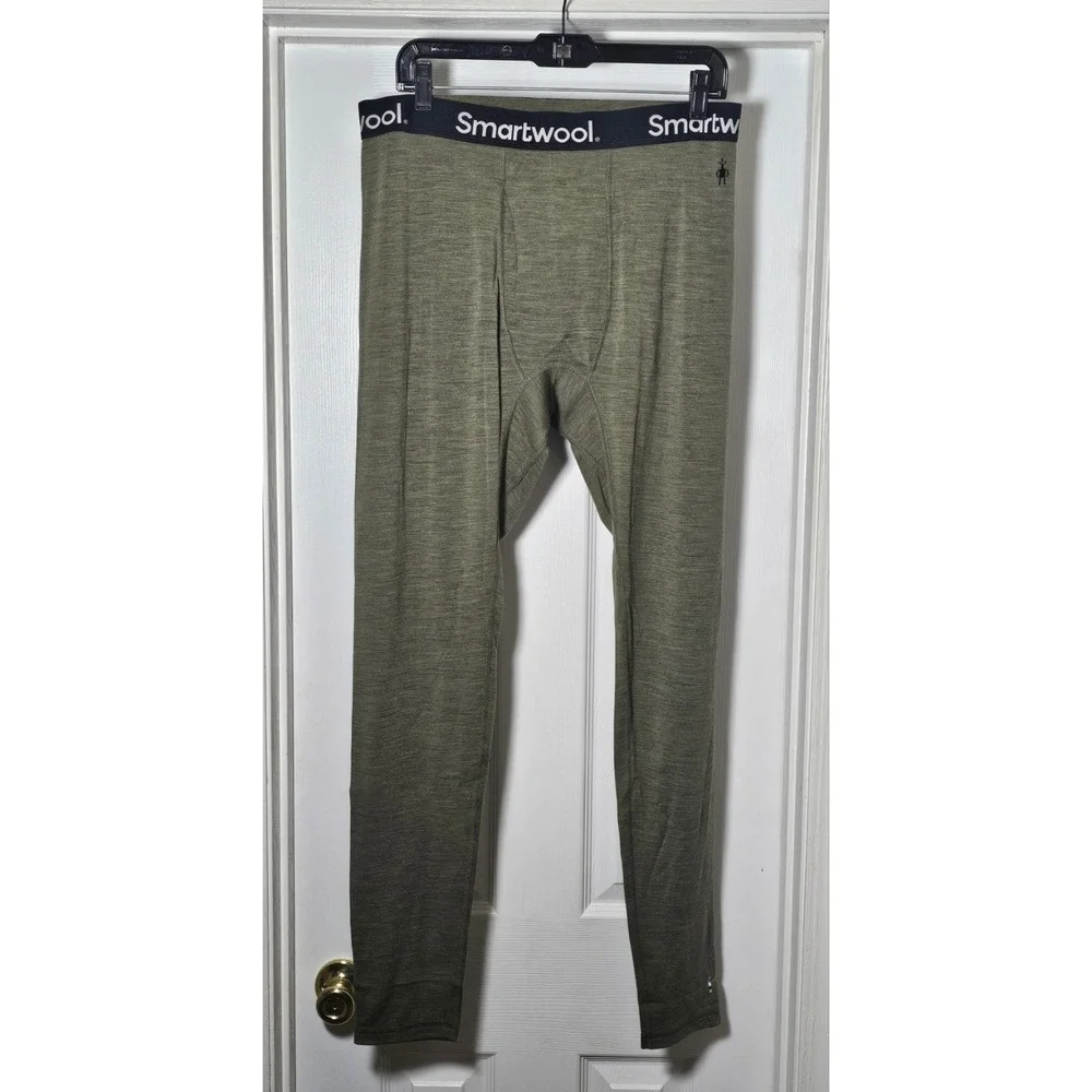 Men's SMARTWOOL Classic Thermal Merino Base Layer Bottoms‎ XL MOSS HEATHER